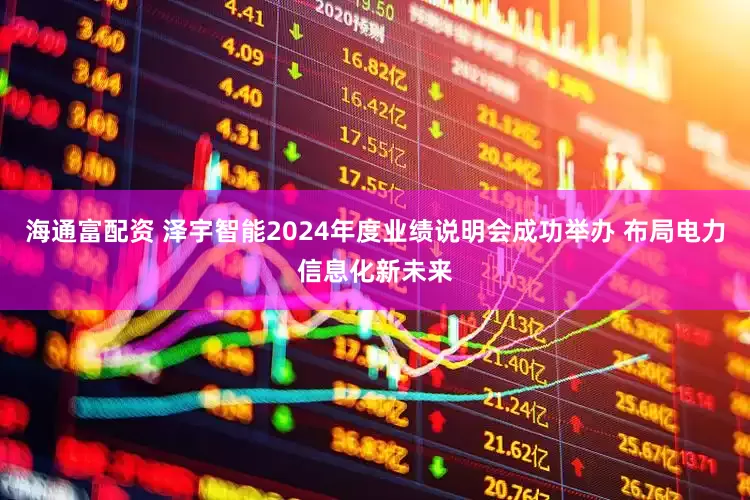 海通富配资 泽宇智能2024年度业绩说明会成功举办 布局电力信息化新未来