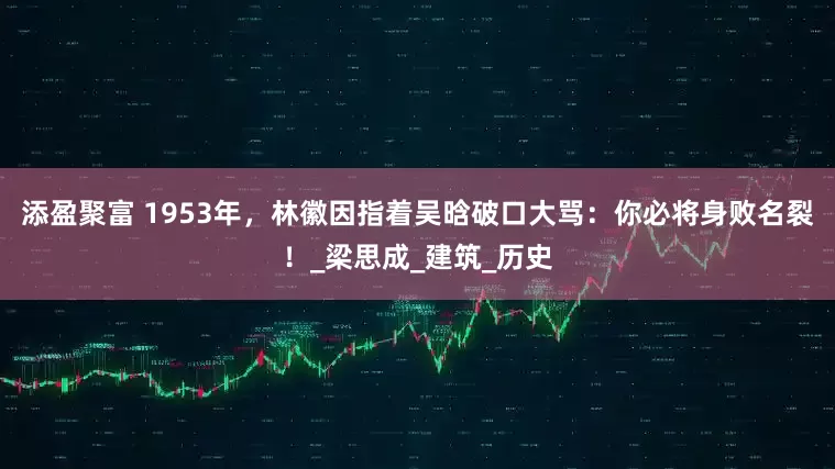 添盈聚富 1953年，林徽因指着吴晗破口大骂：你必将身败名裂！_梁思成_建筑_历史